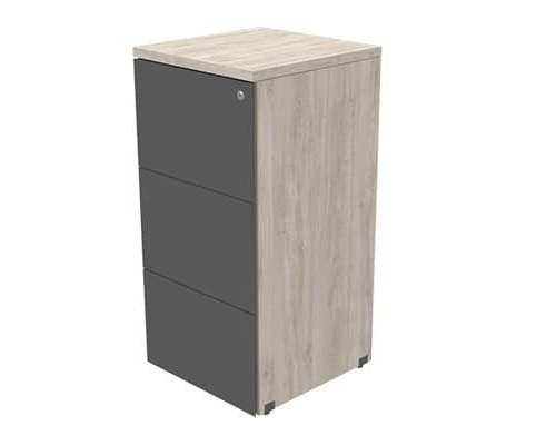 Archivero Vertical 3 Gavetas Melamina SG-005
