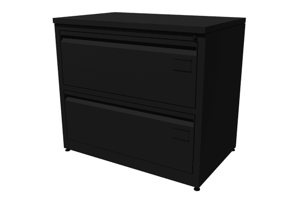 Archivero Metalico Horizontal de 2 Gavetas MT-04