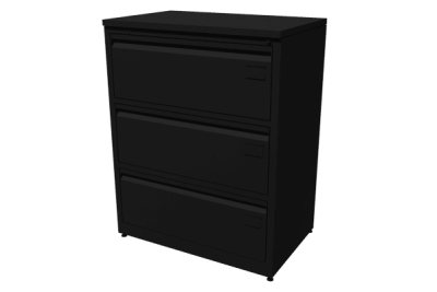 Archivero Metalico Horizontal de 3 Gavetas MT-05