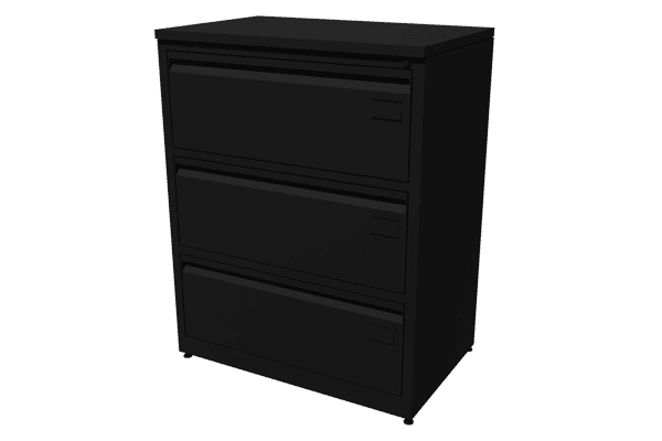 Archivero Metalico Horizontal de 3 Gavetas MT-05