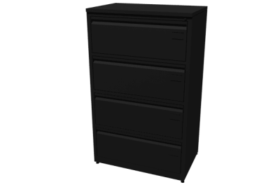 Archivero Metalico Horizontal de 4 Gavetas MT-06