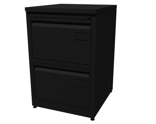 Archivero Metalico Vertical de 2 Gavetas MT-01